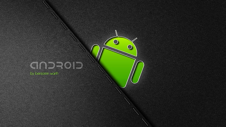 Logotipo Android, Android, HD papel de parede