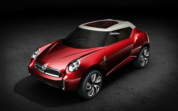 MG Icon Concept 2012, red coupe, concept, 2012, icon, cars, other cars, HD wallpaper