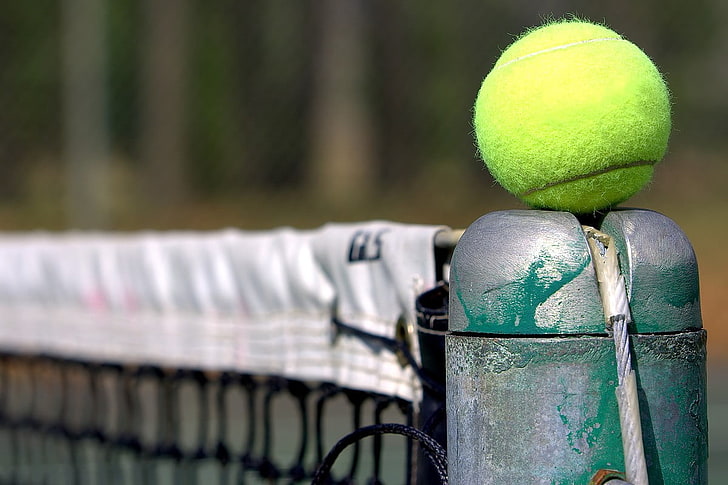 mainan baseball hijau, olahraga, tenis, bola tenis, bola, Wallpaper HD
