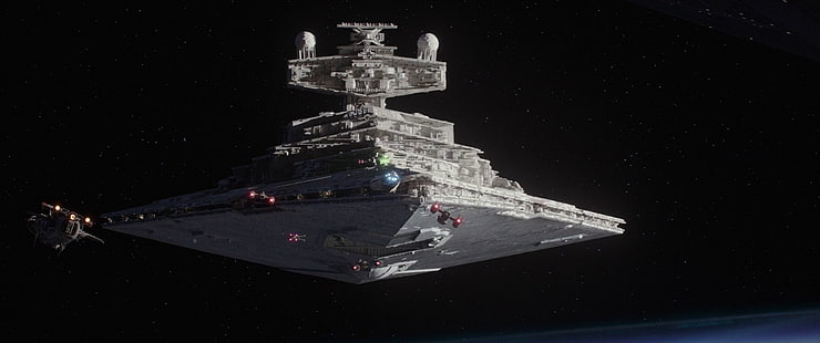 Star Wars ، Rogue One: A Star Wars Story ، سفينة فضاء ، Star Destroyer، خلفية HD HD wallpaper