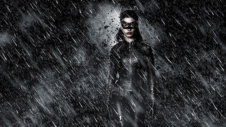 The Dark Knight Rises, Catwoman, Anne Hathaway, film, MessenjahMatt, Selina Kyle, Wallpaper HD