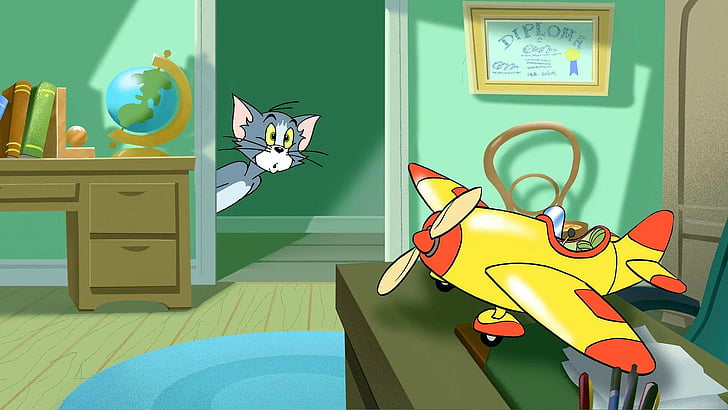 1tomjerry, animation, cartoon, cat, comedy, family, jerry, mice, mouse, tom, HD wallpaper