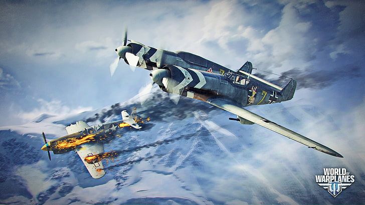 World Warplanes-Plakat, World of Warplanes, Kampfflugzeuge, Flugzeug, Wargaming, Videospiele, HD-Hintergrundbild