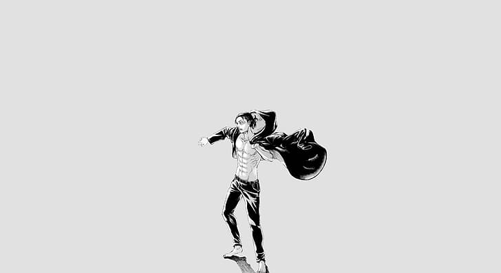 anak laki-laki anime, Shingeki no Kyojin, Eren Jeager, musim 4, Wallpaper HD