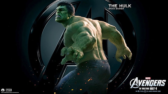 Marvel Avengers The Hulk тапет, Marvel Comics, Hulk, The Avengers, HD тапет HD wallpaper