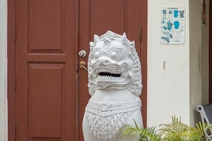 porta, escultura, cambodia, ao ar livre, HD papel de parede
