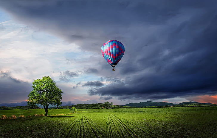 Heißluftballon 4k pic hd, HD-Hintergrundbild
