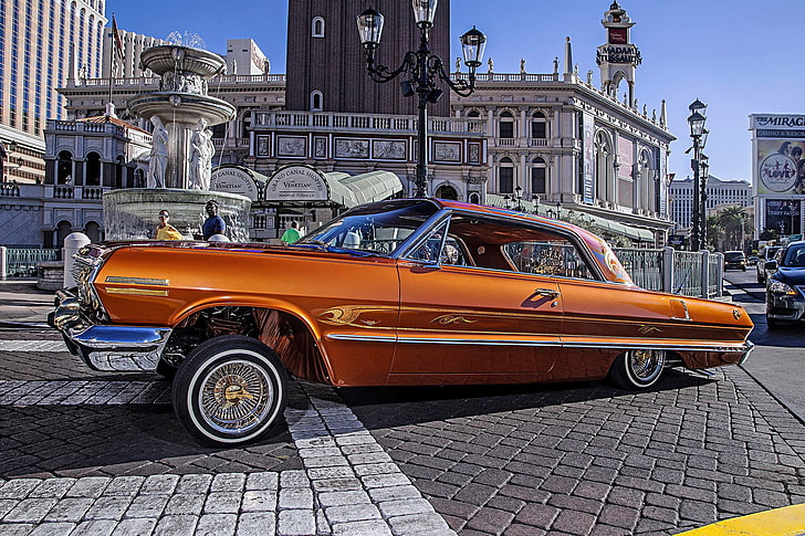 1963, chevrolet, chevy, custom, hot, hotrod, impala, lowrider, rod, rods, tuning, Sfondo HD