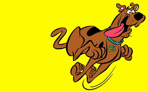 Scooby Doo corriendo, ilustración de Scooby, dibujos animados, Fondo de pantalla HD HD wallpaper