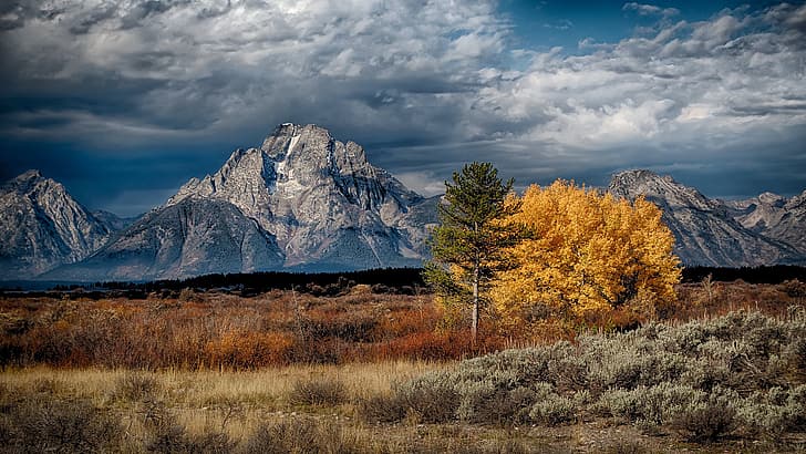 Wyoming, Stati Uniti, Teton, Sfondo HD