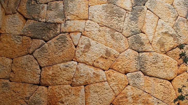 dinding, batu, tekstur, Wallpaper HD