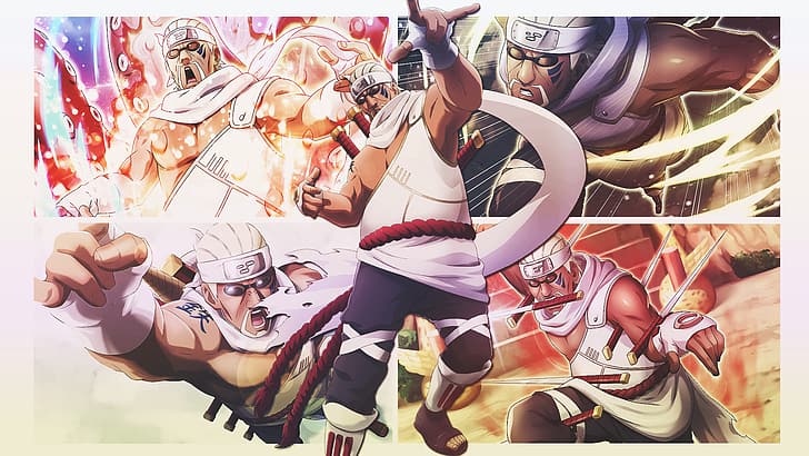 Anime, Collage, DinocoZero, Anime Boys, Naruto (Anime), Killer Bee, HD-Hintergrundbild