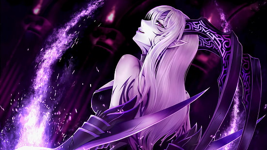 Frau Charakter digitale Tapete, Anime, Dämon, HD-Hintergrundbild HD wallpaper