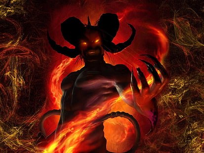 어둠, 악마, 생물, 지옥, 전사, HD 배경 화면 HD wallpaper