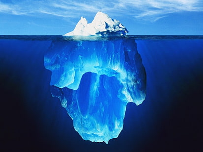 weißer Eisberg, Eisberg, HD-Hintergrundbild HD wallpaper