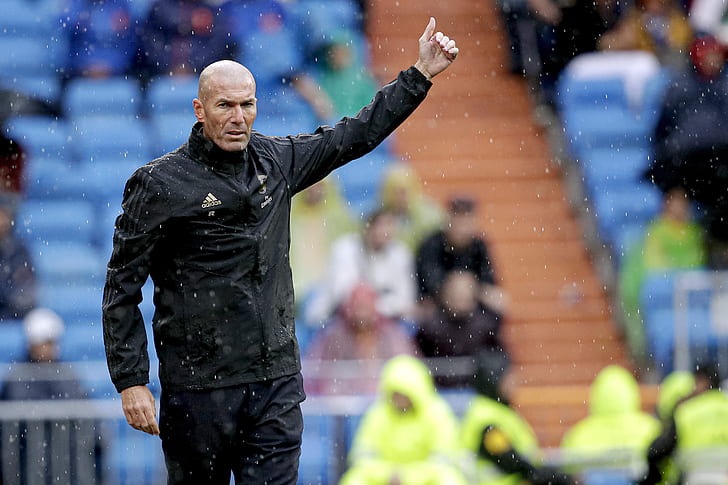Fotboll, Zinedine Zidane, franska, Real Madrid C.F., HD tapet
