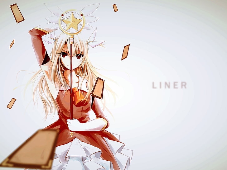 Fate Series, Fate / kaleid liner Prisma Illya, garotas de anime, Illyasviel de Einzbern, HD papel de parede