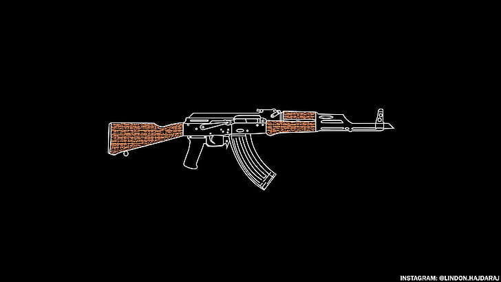 AK-4, arma, supresor, Fondo de pantalla HD | Wallpaperbetter