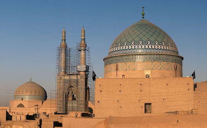 Mosques, Mosque, Iran, Jame Mosque of Yazd, Mausoleum, Roknedin Mausoleum, Yazd, HD wallpaper