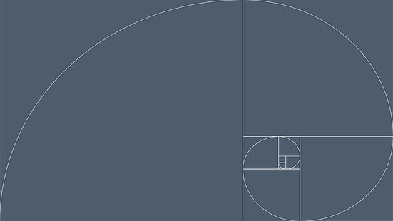 sequenza grafica fibonacci con rapporto aureo, Sfondo HD HD wallpaper
