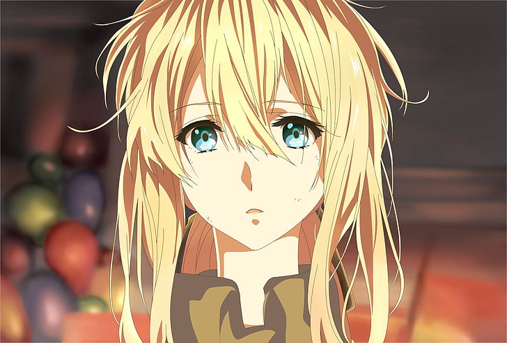 blonde hair girl anime character, Anime, Violet Evergarden, Violet Evergarden (Character), HD wallpaper