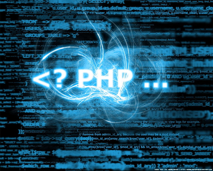 <?PHP ... testo, codice, Sfondo HD