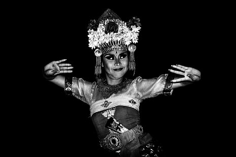 художник, движение, танцор Бали, HD обои HD wallpaper