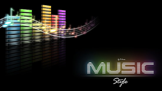 música dj espectro de audio la música es vida, Fondo de pantalla HD HD wallpaper