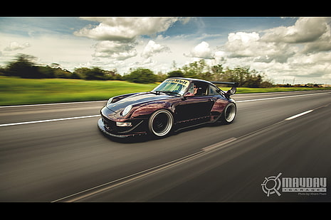 Porsche Carrera 4, araba, RWB, Porsche 911 RWB, HD masaüstü duvar kağıdı HD wallpaper