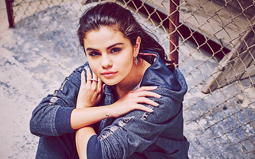 kändis, Selena Gomez, sångare, skådespelerska, kvinnor, brunett, HD tapet HD wallpaper