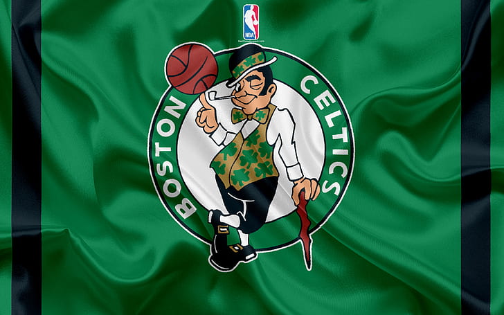 Баскетбол, Бостон Селтикс, Лого, НБА, HD обои
