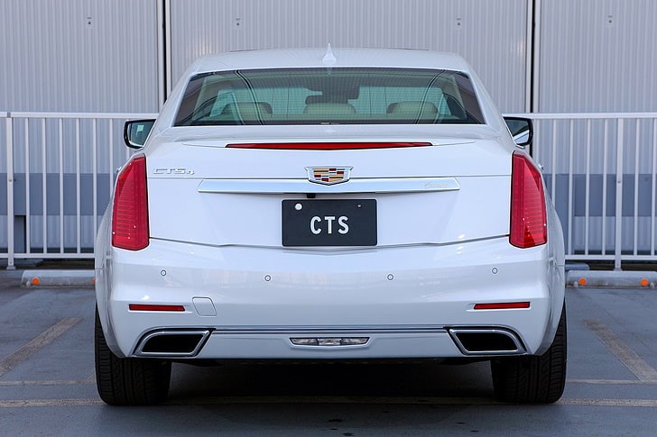 2015, Cadillac, Autos, CTS, JP-Spec, Limousine, weiß, HD-Hintergrundbild