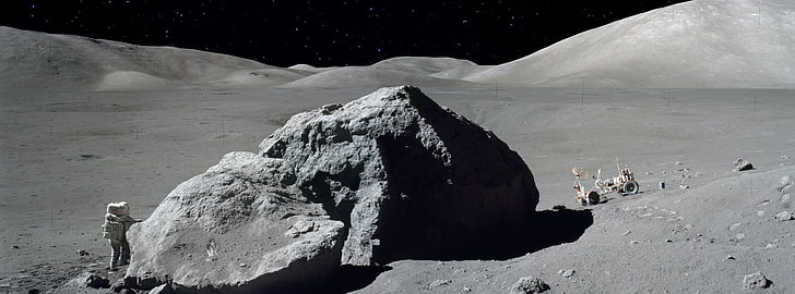 Moon Mission HD Wallpaper, man on space, Space, Moon, Mission, HD wallpaper