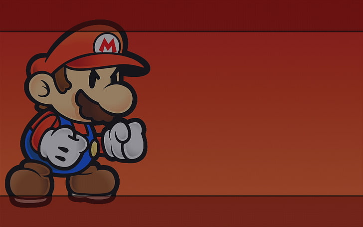Paper Mario, video games, HD wallpaper