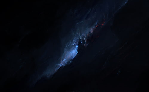 Klyck Nebula, Luar Angkasa, Planet, Galaxy, Nebula, Biru, Gelap, Apple, Luar Biasa, Futuristik, Kosmos, Brilian, retina, menarik, Macbook, Resolusi Tinggi, menarik, luar biasa, hd, 4k, ultrahd, starkiteckt, Wallpaper HD HD wallpaper
