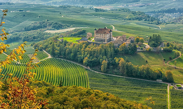 castle, Italy, Trentino-Alto Adige, Ital, Castel Thun, Ton, HD wallpaper
