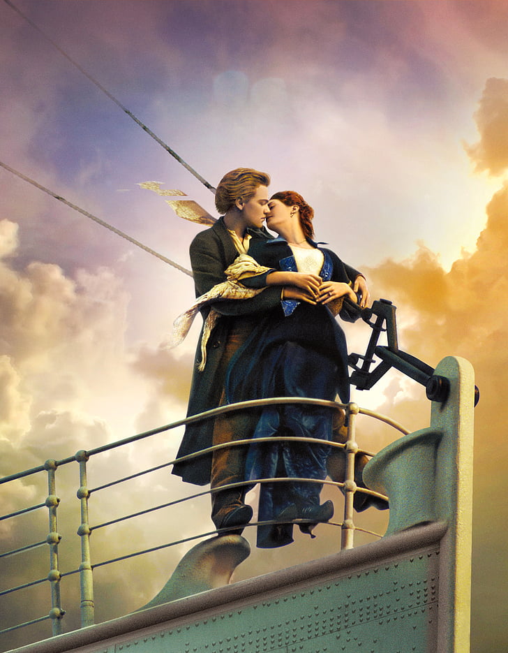 Titanic movie, Titanic, Leonardo DiCaprio, Kate Winslet, HD wallpaper