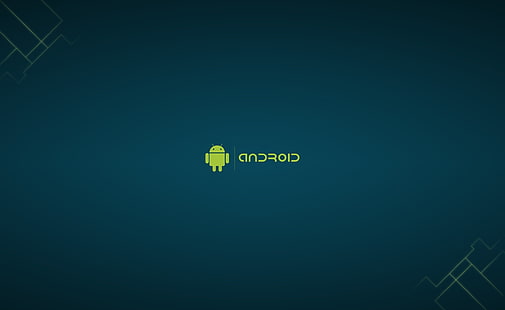 Minimalistische Android HD Wallpaper, Android Logo Wallpaper, Computer, Android, Minimalist, HD-Hintergrundbild HD wallpaper