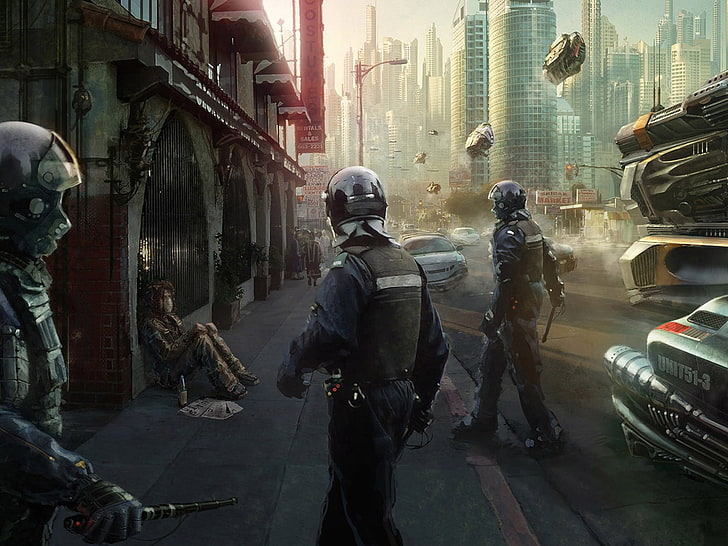 videogame screenshot, dystopian, HD wallpaper