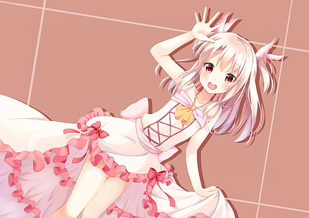 Serie Fate, fodera Fate / kaleid Prisma Illya, anime girls, Illyasviel von Einzbern, Sfondo HD HD wallpaper