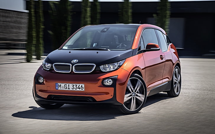 BMW i3, car, vehicle, electric car, HD wallpaper