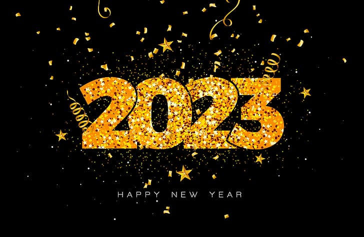 2023 (Year), Christmas, New Year, HD wallpaper