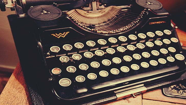 vintage, estilo retro, máquina, máquinas de escribir, Fondo de pantalla HD
