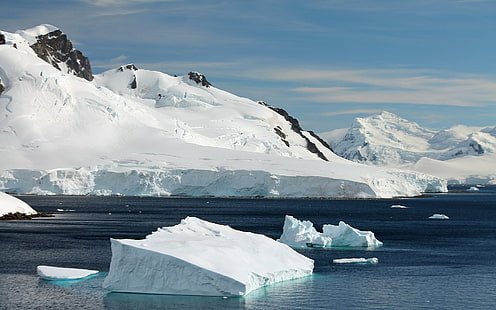 айсберг, вода, природа, лед, Арктика, HD тапет HD wallpaper