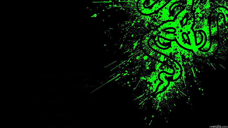 Digitale Tapete des Razer-Logos, Razer, HD-Hintergrundbild