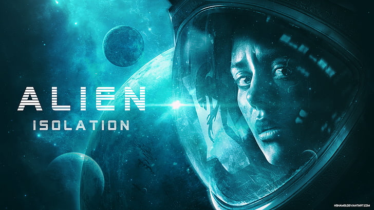Alien Isolation обои, девушка, космос, игра, костюм, картинка, от hshamsi, инопланетная изоляция, HD обои