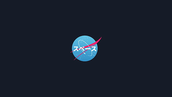 NASA, japanische Kunst, Logo, Minimalismus, klassische Kunst, HD-Hintergrundbild HD wallpaper
