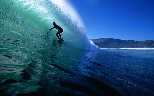 Extreme Surfing, white surfboard, Sports, Surfing, sports wallpapers, surfing wallpapers, HD wallpaper HD wallpaper