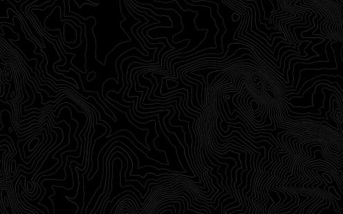 topografia, oscurità, linee, Sfondo HD HD wallpaper