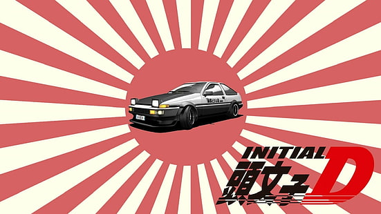 Anime, Initial D Final Stage, Toyota AE86, Toyota Trueno, Tapety HD HD wallpaper